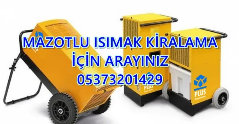 ISITICI ISIMAK KİRALAMA Bayburt-Kırklareli-Aydın-Uşak