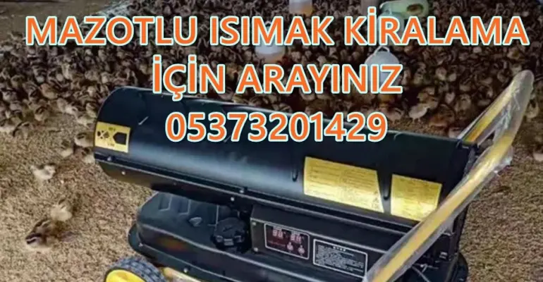 ISITICI ISIMAK KİRALAMA Bursa-Konya-Ardahan-Kilis